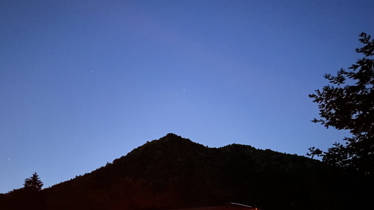 満点の星空