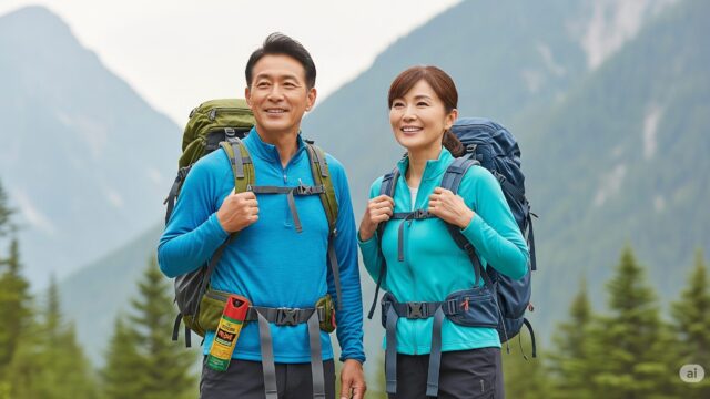 熊よけスプレーがおすすめ！夫婦で安全に登山するための必須準備