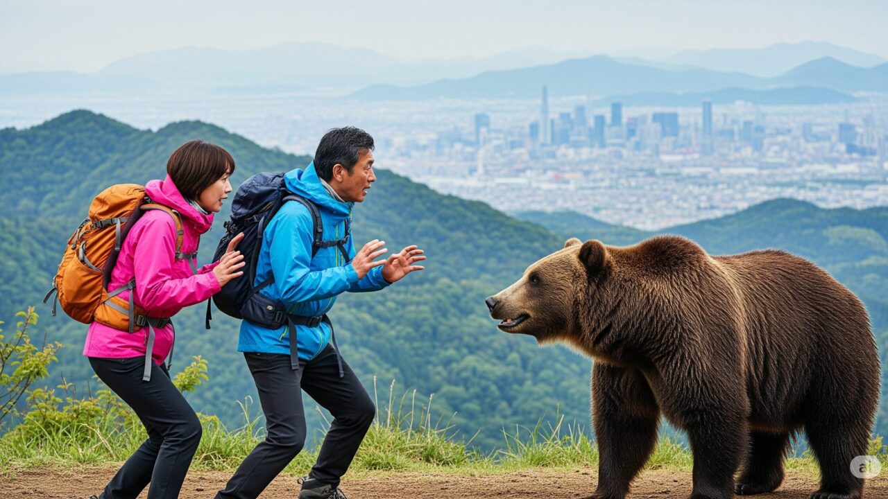 登山中に熊にあったらどうすればいい?