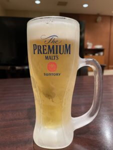 風呂上がりビール