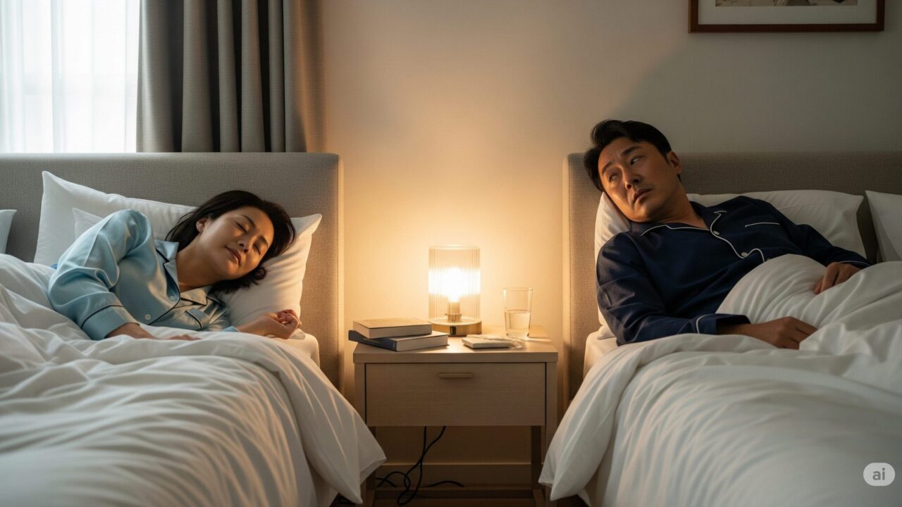 夫婦で一緒に寝ない割合はどれくらい?